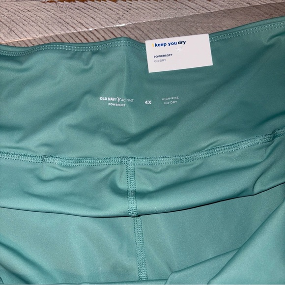 Old Navy Womens Extra High-Waisted PowerSoft Pleated Sage Green Skort Size 4X - Picture 8 of 13